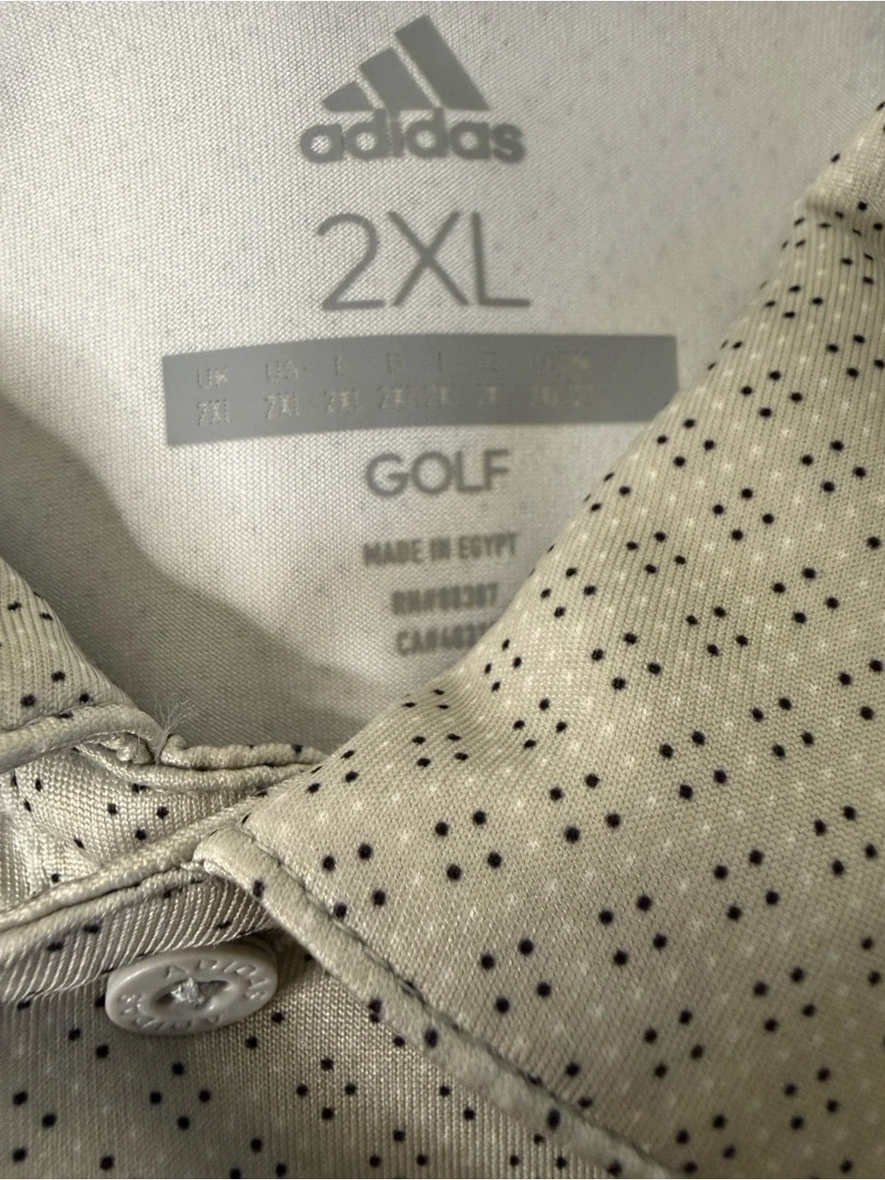 Adidas Men’s Light Gray Performance Polo